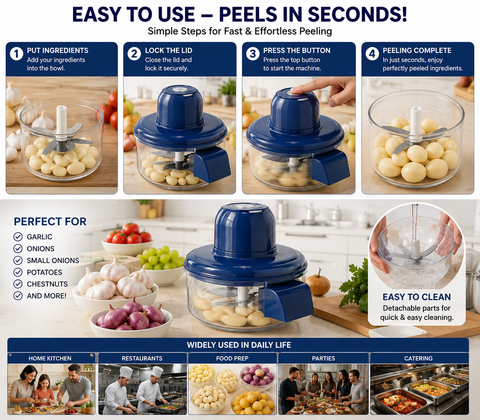 Rechargeable Peeler Machine